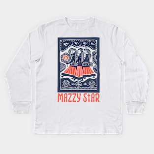 Mazzy Star .. Psychedelic Fan Art Design Kids Long Sleeve T-Shirt